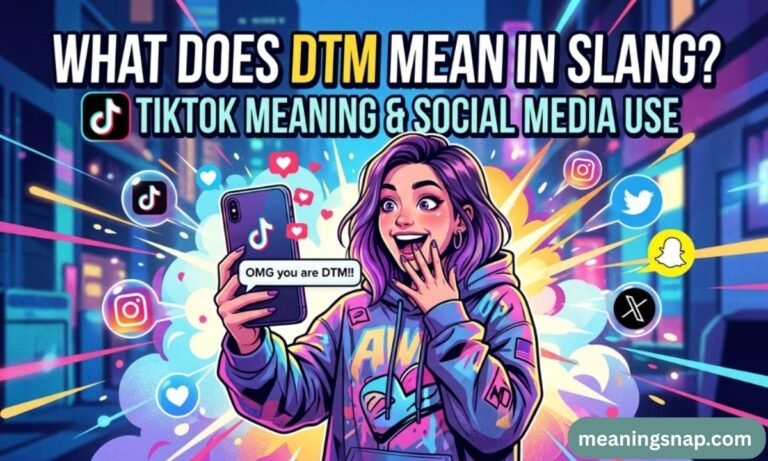 What Does DTM Mean in Slang TikTok Meaning & Social Media Use