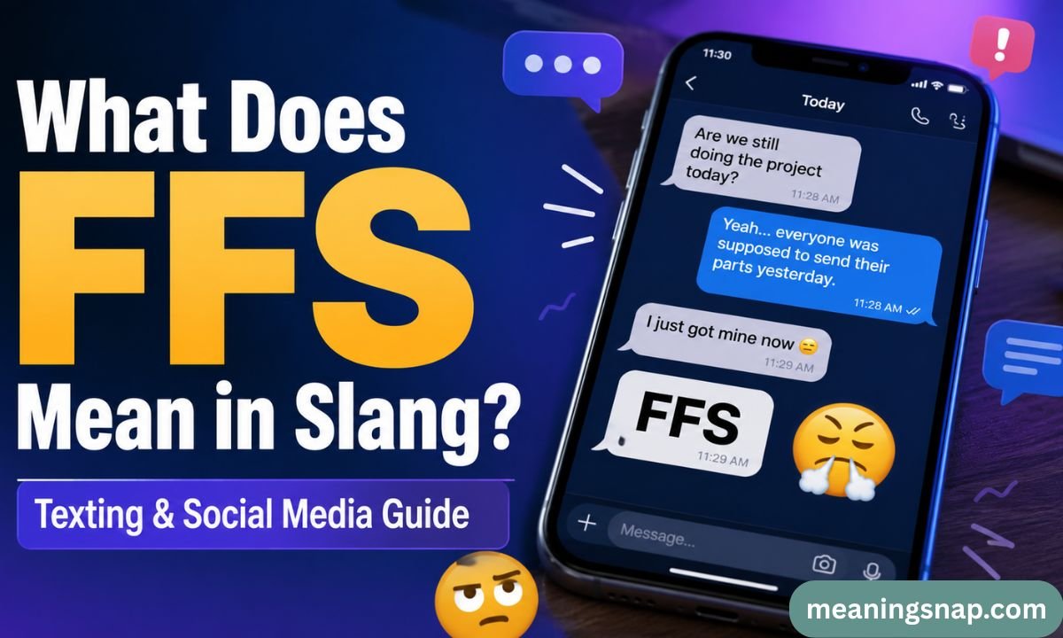 What Does FFS Mean in Slang Texting & Social Media Guide