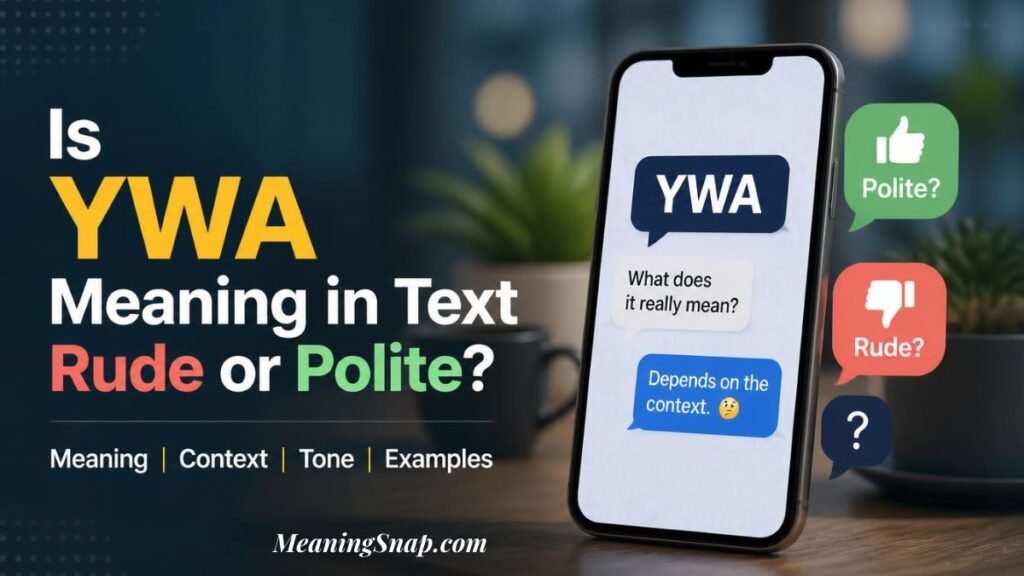 YWA Meaning in Text: Definition, Uses & Real Examples